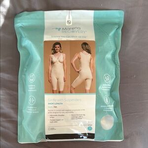 Beige Post-Surgical Compression Girdle Body